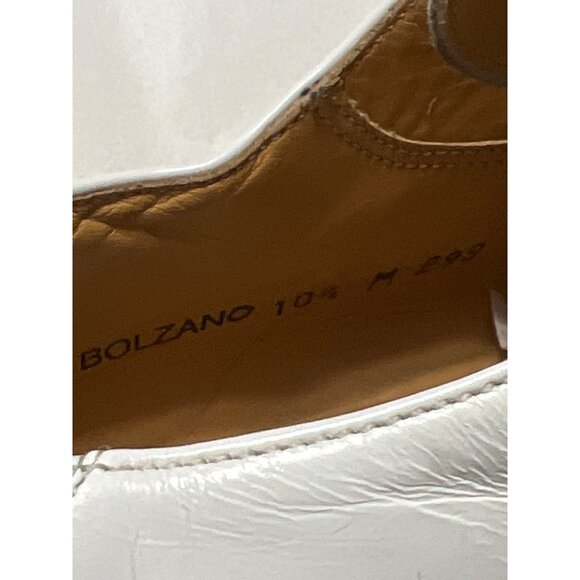 Mezlan Mens White Leather Oxfords Size 10.5 Made In Spain main image 5